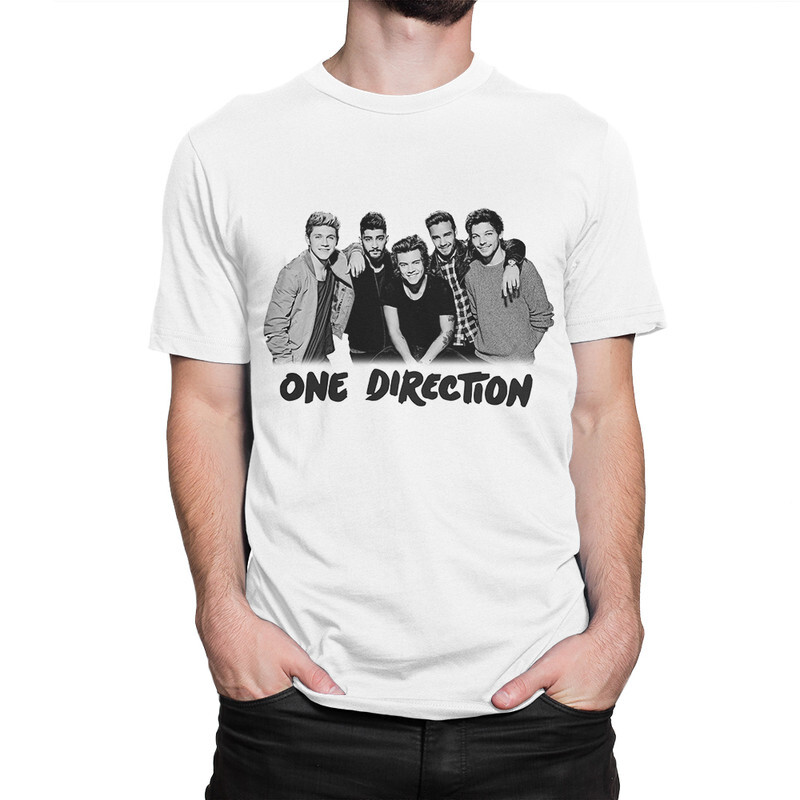 

Футболка мужская DS Apparel One Direction 556160-2 белая L, Белый, One Direction 556160-2