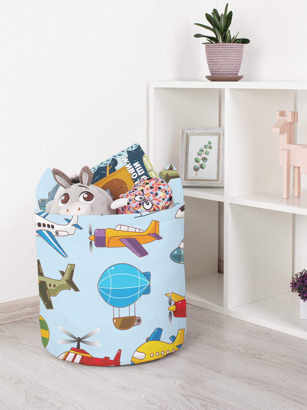 

Корзина для игрушек JoyArty 35x35 см toba_26902_S, Разноцветный