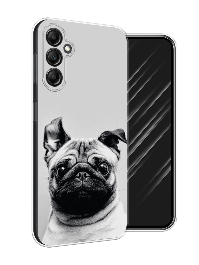 

Чехол Awog на Samsung Galaxy A15 "Ушастый мопс", Серый, 2108950-1