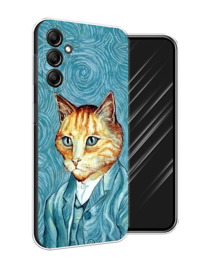 

Чехол Awog на Samsung Galaxy A15 "Кот Ван Гог", Голубой;коричневый, 2108950-1