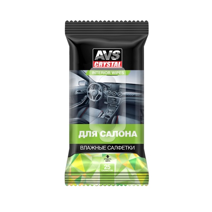 

Влажные салфетки Для салона AVS AVK-201, 25 шт