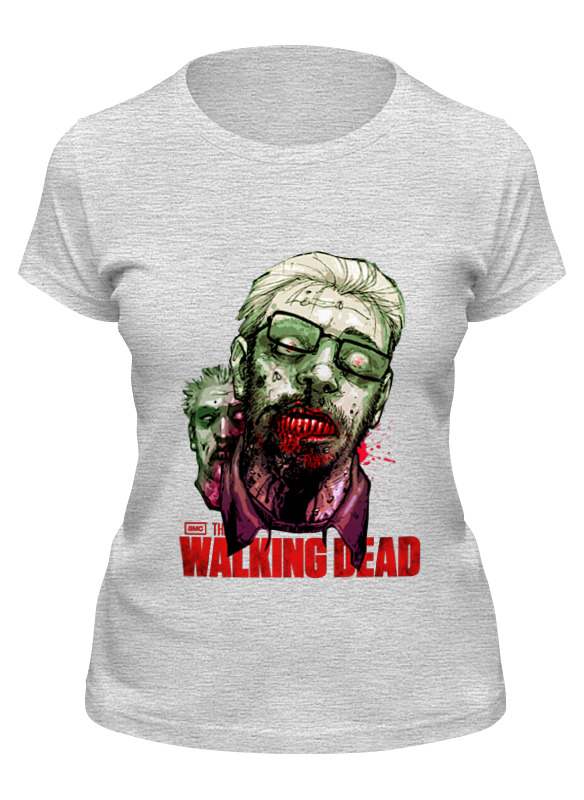 

Футболка женская Printio Walking dead серая XL, Серый, Walking dead