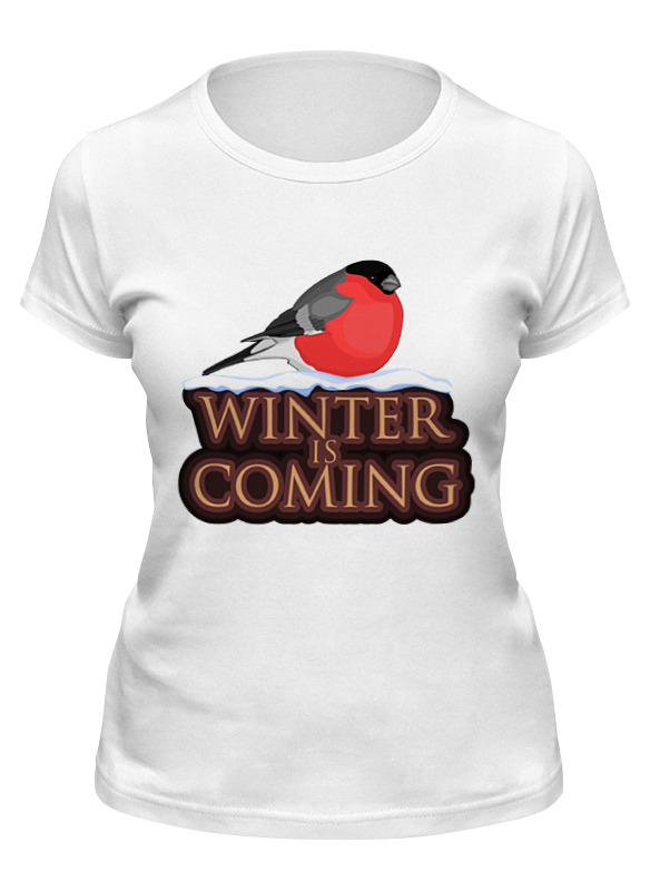 

Футболка женская Printio Winter is coming белая XL, Winter is coming