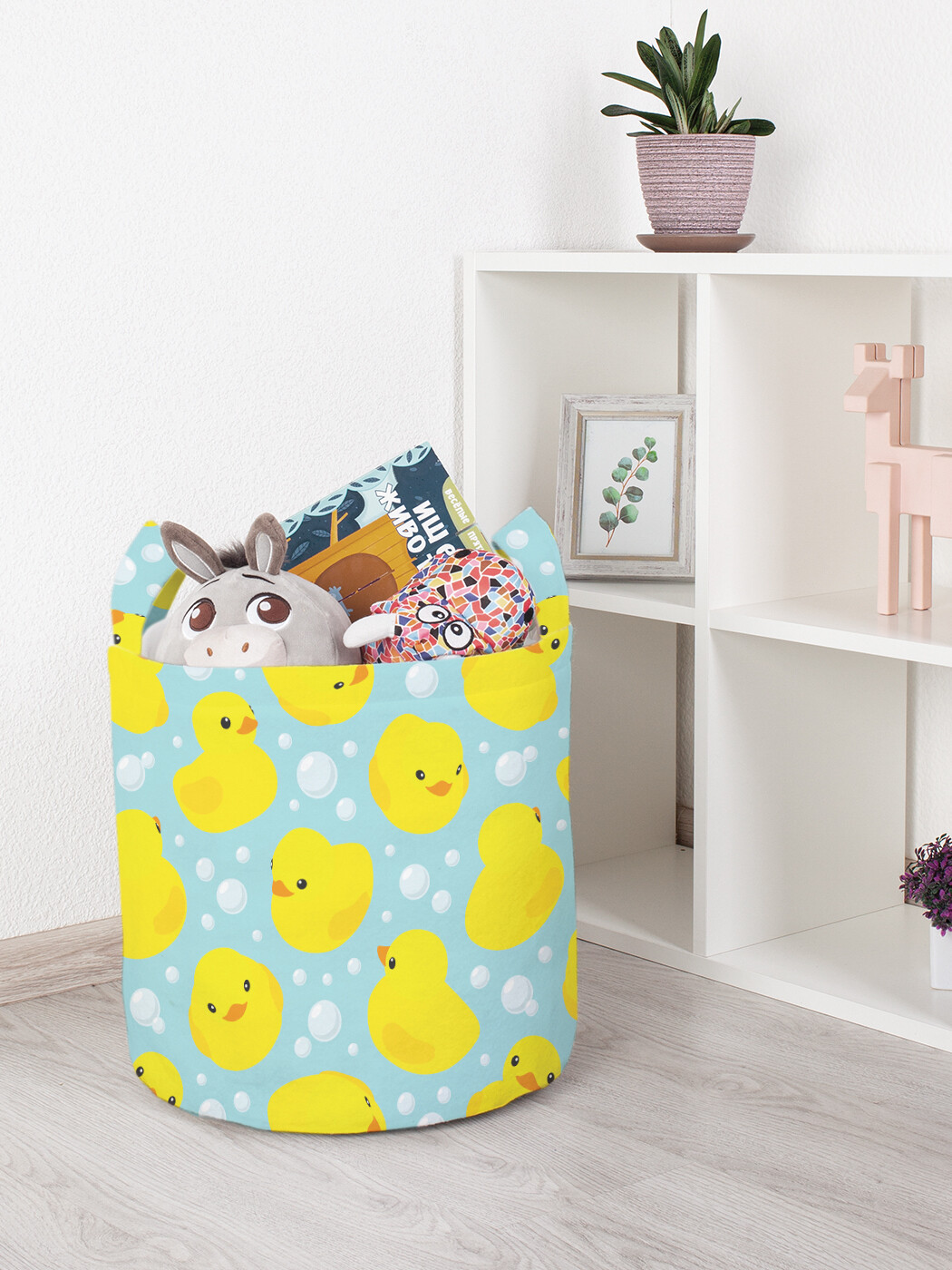

Корзина для игрушек JoyArty 35x35 см toba_23369_S, Разноцветный