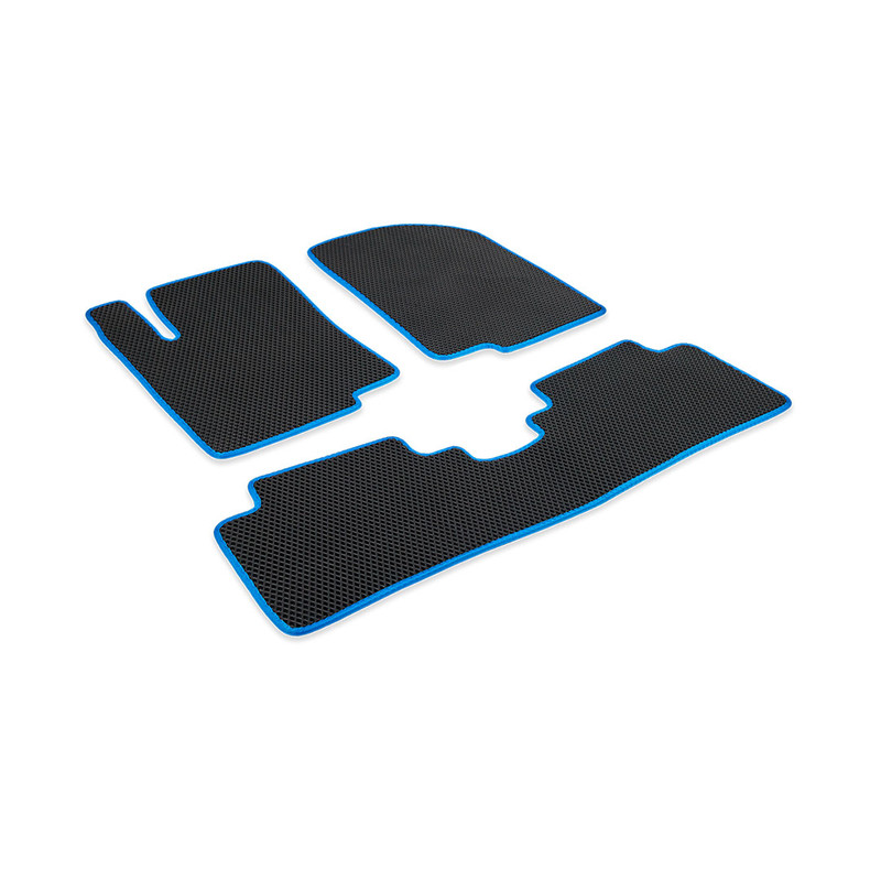 

Комплект ковриков в салон ЭВА CellMat Джили Эмгранд X7, черный-синий, Emgrand X7
