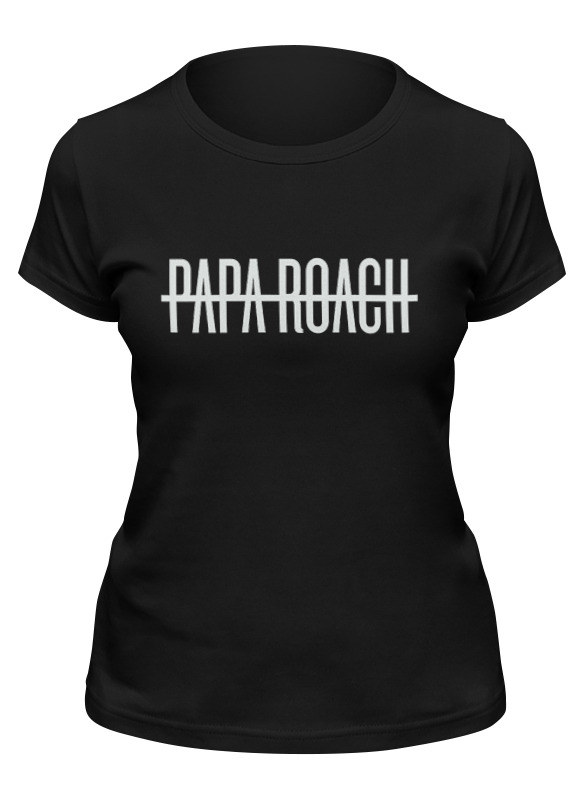 

Футболка женская Printio Papa roach черная XL, Черный, Papa roach