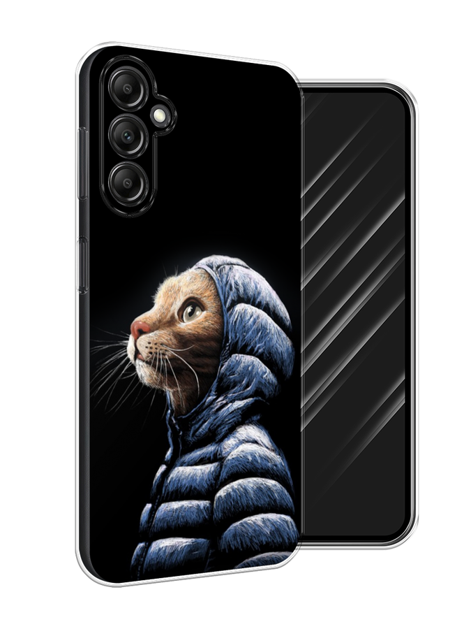 

Чехол Awog на Samsung Galaxy A15 "Кот в капюшоне", Черный;бежевый;синий, 2108950-1