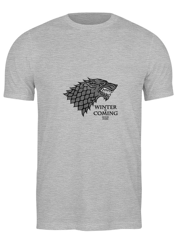 

Футболка мужская Printio Game of thrones серая XL, Game of thrones