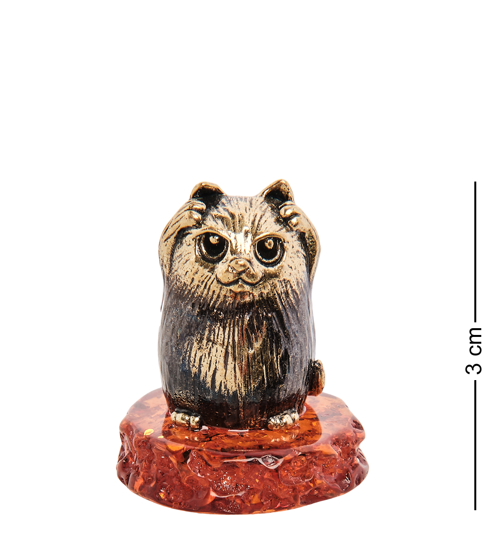 

Фигурка Котик большие ушки (янтарь), AT2163806