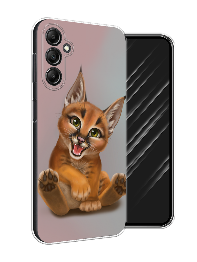 

Чехол Awog на Samsung Galaxy A15 "Малыш рыси", Оранжевый;серый, 2108950-1