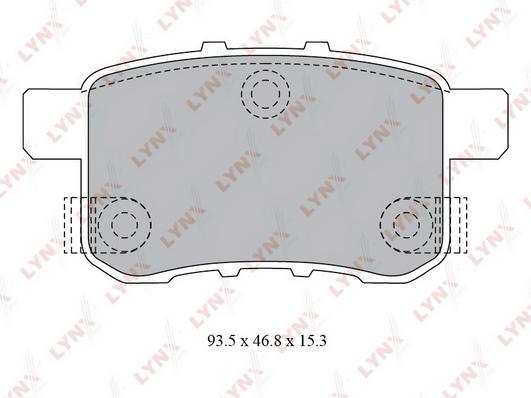 

Тормозные колодки Lynxauto BD3431
