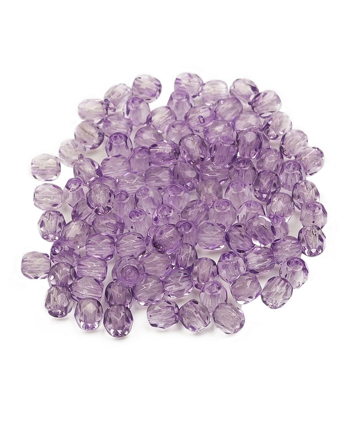 

Стеклянные чешские бусины Fire polished beads ганеные круглые 3 мм Crystal 26236 100шт, Фиолетовый, FP-3