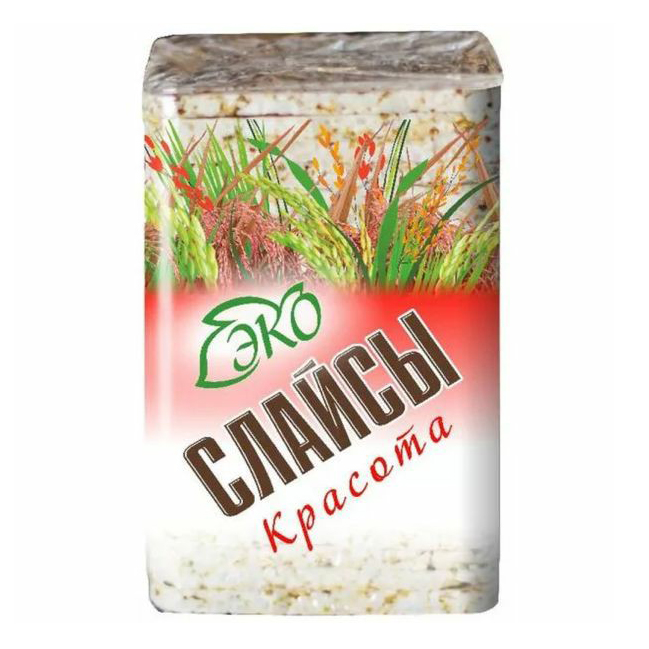 

Хлебцы рисовые Эко слайсы Красота 50 г