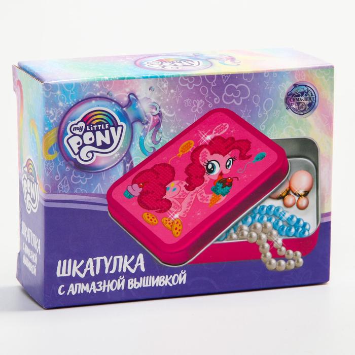 

Алмазная мозаика Hasbro на шкатулке Пинки Пай, My Little Pony 8.5х11.5 см, на шкатулке Пинки Пай, My Little Pony 8.5х11.5 см