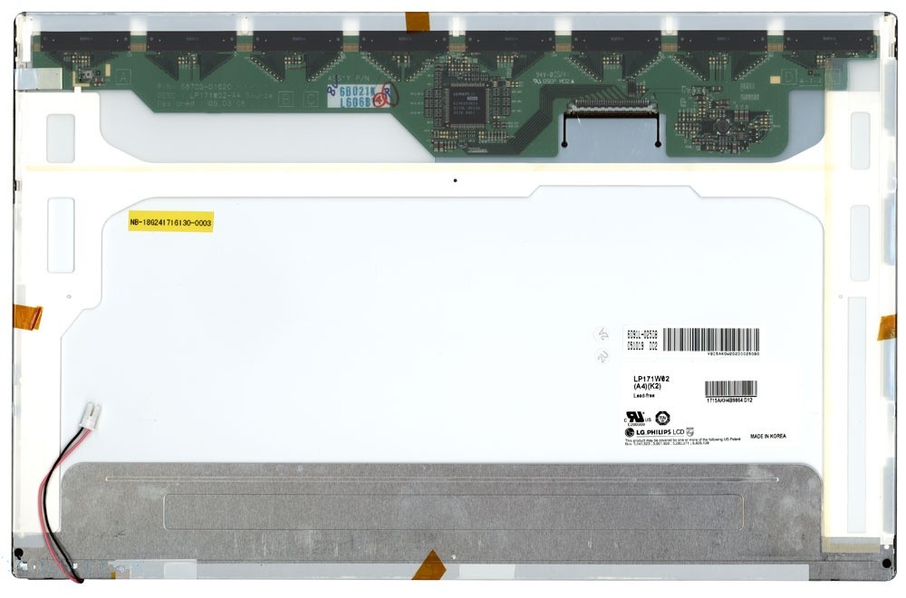 

Матрица ОЕМ совместимая с p/n: LP171W02A4K2, совместимая с p/n: LP171W02(A4)(K2)