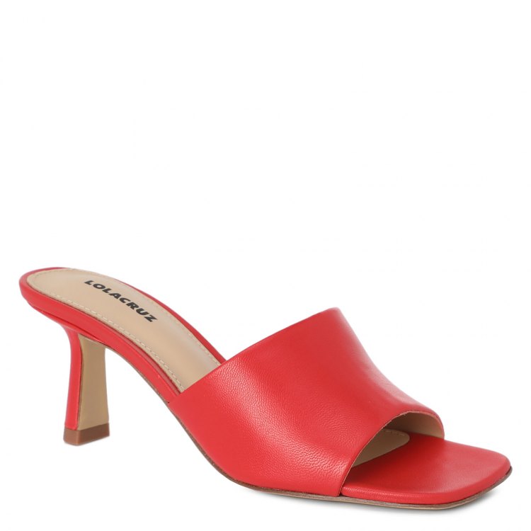 

Мюли женские Lola Cruz 124Z14BK красные 38 EU, 124Z14BK
