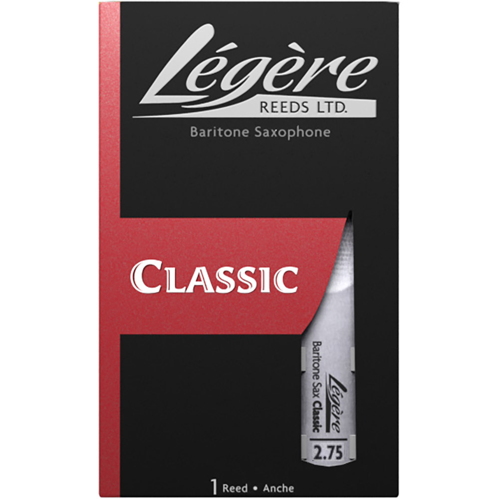 

Трость для баритон саксофона Legere Classic 2,75 BS2.75, пластиковая, BS2.75