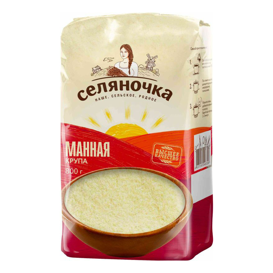 Манная крупа Селяночка 800 г