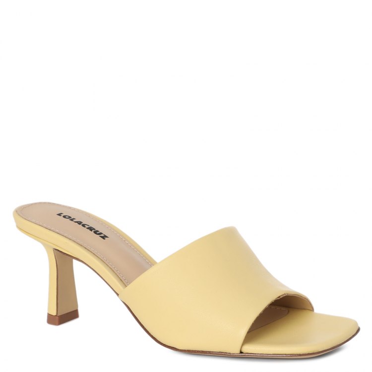 

Мюли женские Lola Cruz 124Z14BK желтые 36 EU, 124Z14BK