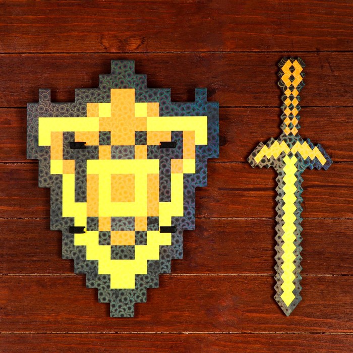 Золотое оружие Sima-land щит, меч