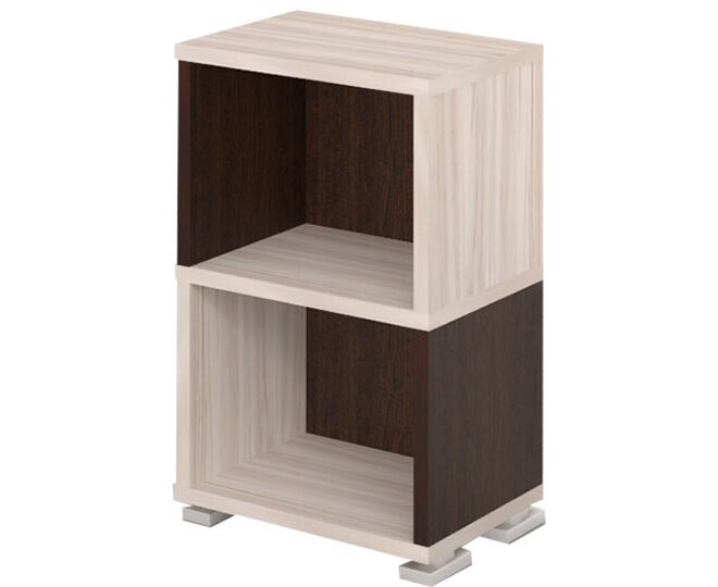 

Стеллаж Мэрдэс СБ-15/2 КВ Caramel/wenge (2 этажный), Бежевый