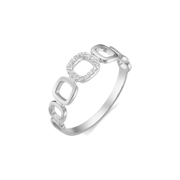 

Кольцо из серебра с фианитом р. 16.5 Yahont 217073, 217073