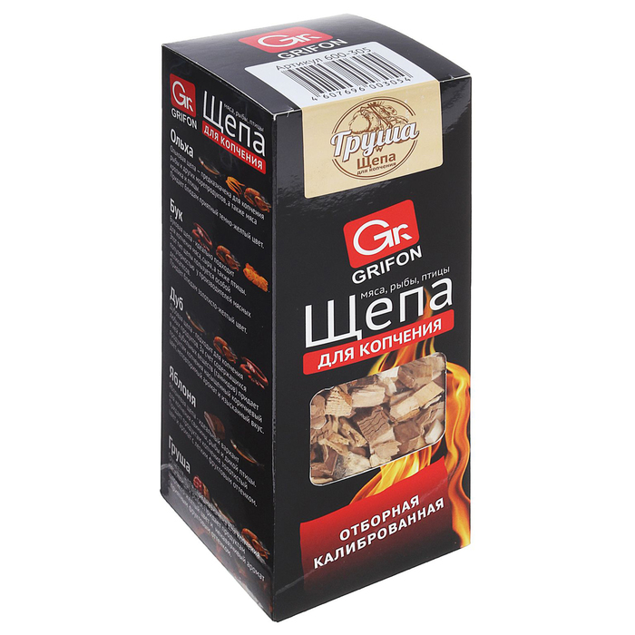 

Щепа для копчения грушевая Grifon 600-305 0,26 кг, Коричневый