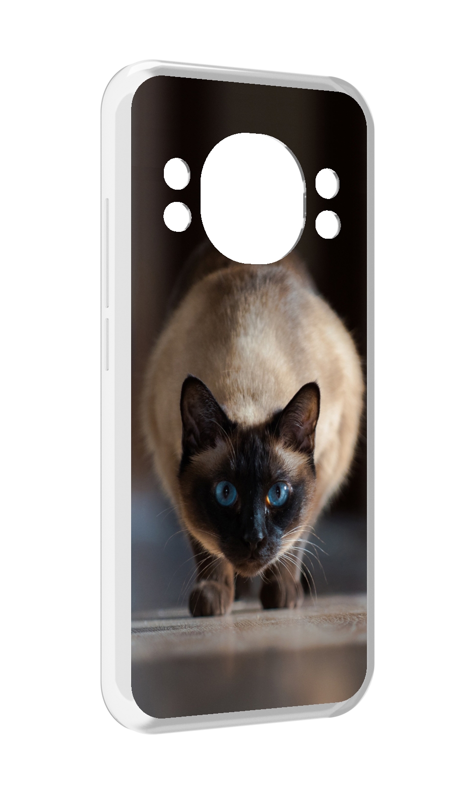 

Чехол MyPads кошка сиамская для Doogee S98 / S98 Pro, Прозрачный, Tocco