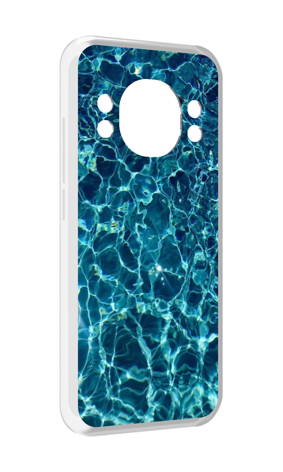 

Чехол MyPads красивая голубая вода для Doogee S98 / S98 Pro, Прозрачный, Tocco