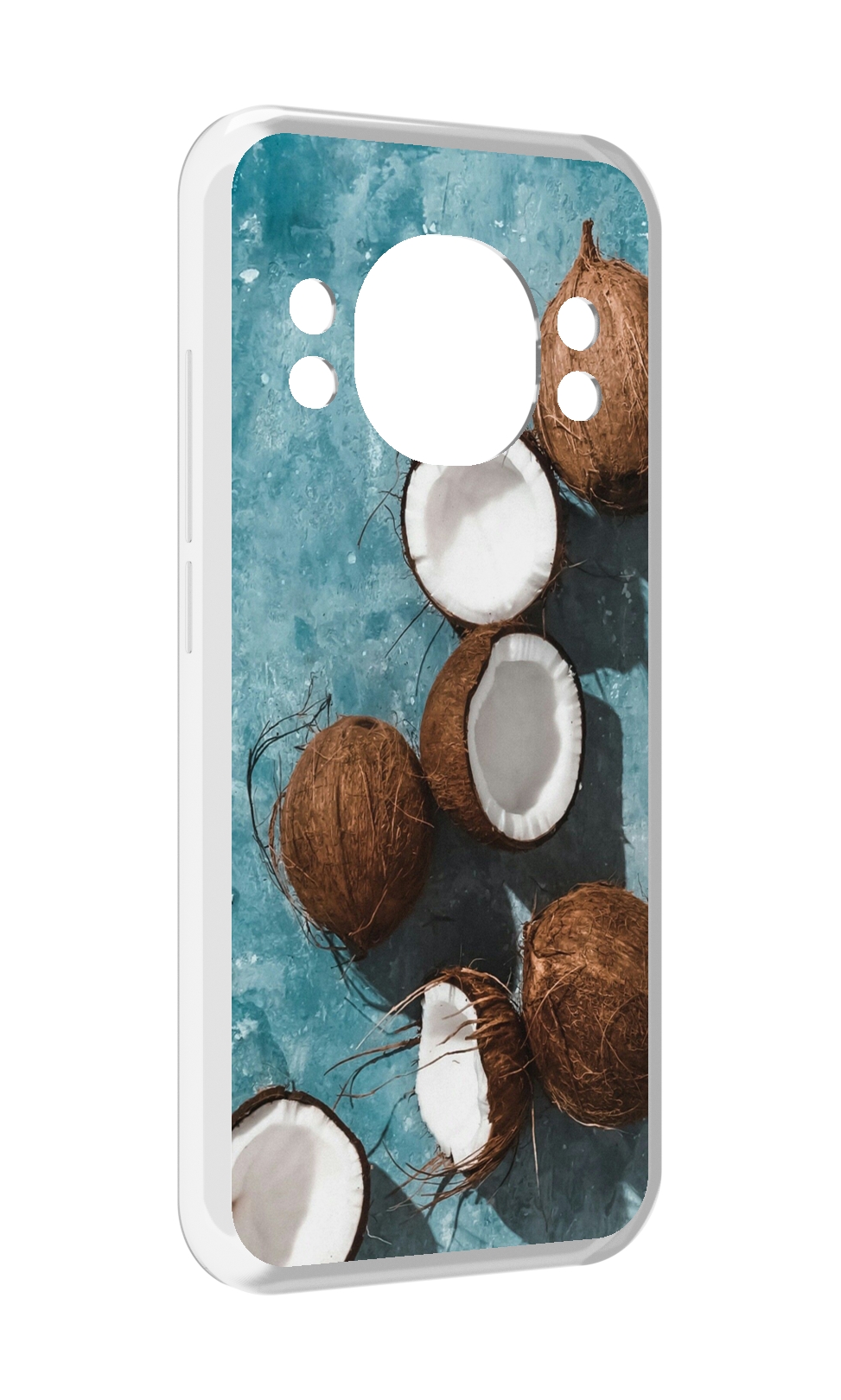 

Чехол MyPads красивые-кокосы для Doogee S98 / S98 Pro, Прозрачный, Tocco