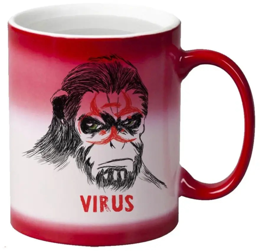 

Кружка CoolPodarok Virus Обезьяна
