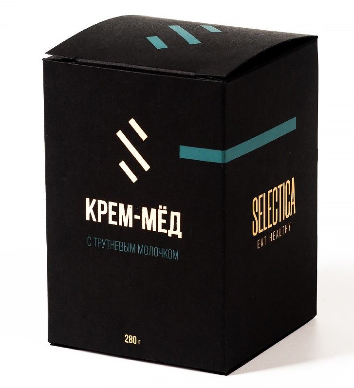 фото Крем-мёд selectica с трутневым молочком 280г