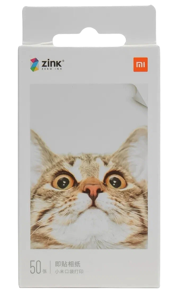

Цветная фотобумага Xiaomi ZINK AR, 50 листов, Разноцветный