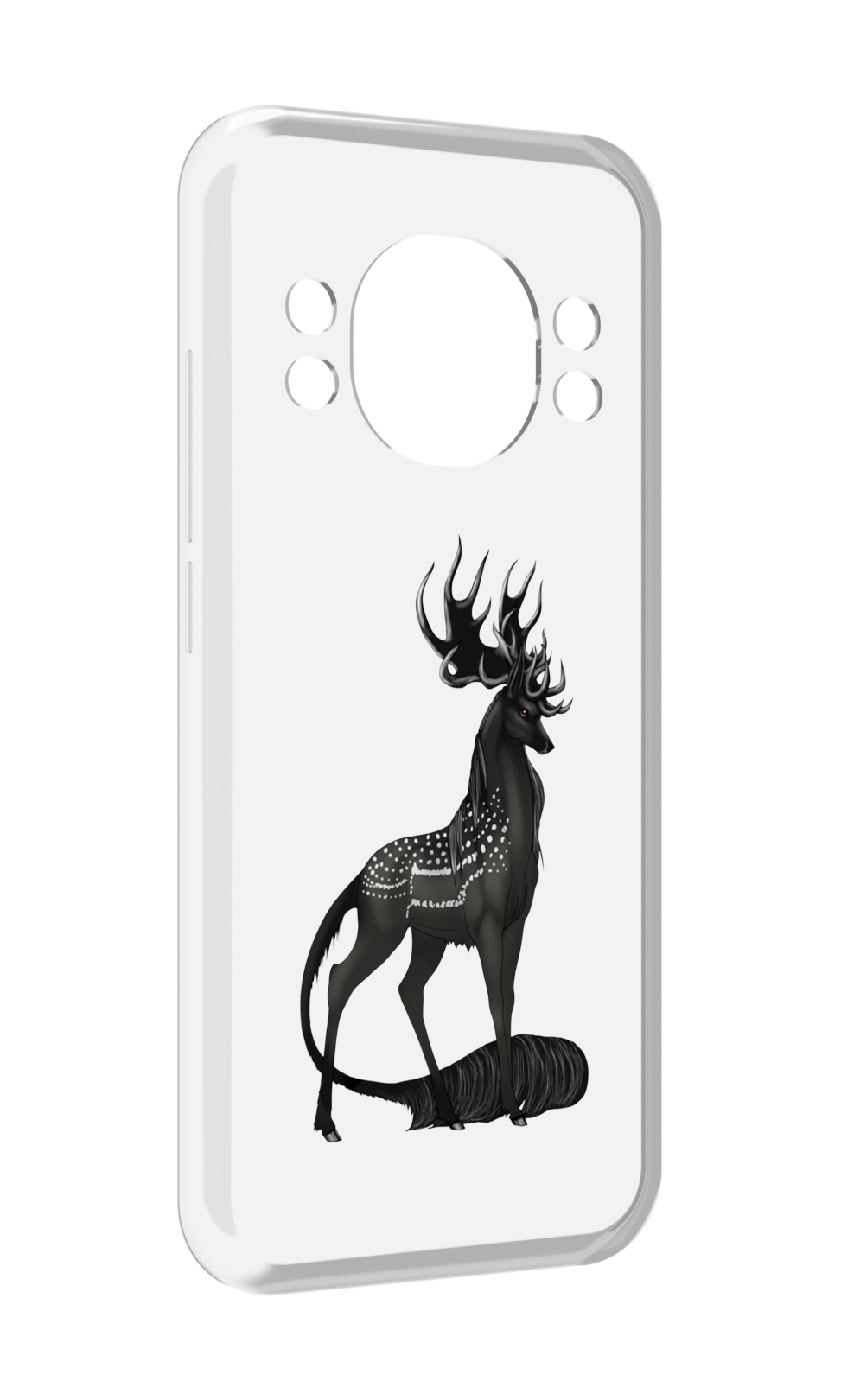 

Чехол MyPads красивый-черный-олень для Doogee S98 / S98 Pro, Прозрачный, Tocco