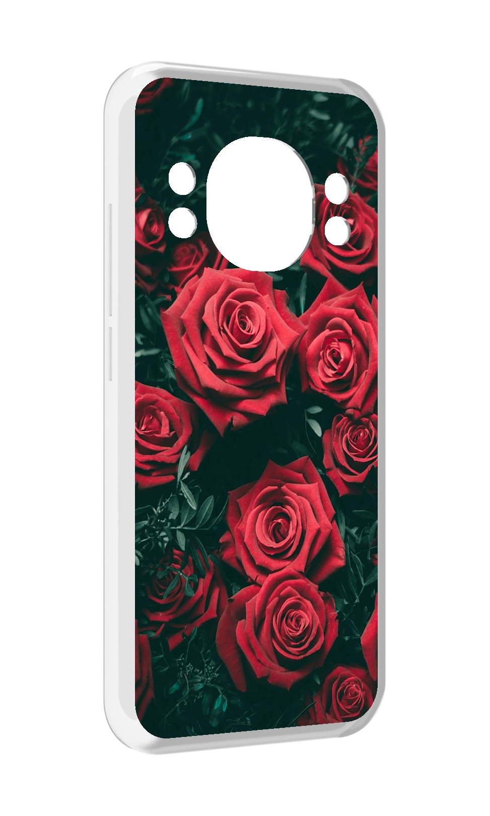 

Чехол MyPads красные-бархатные-розы для Doogee S98 / S98 Pro, Прозрачный, Tocco