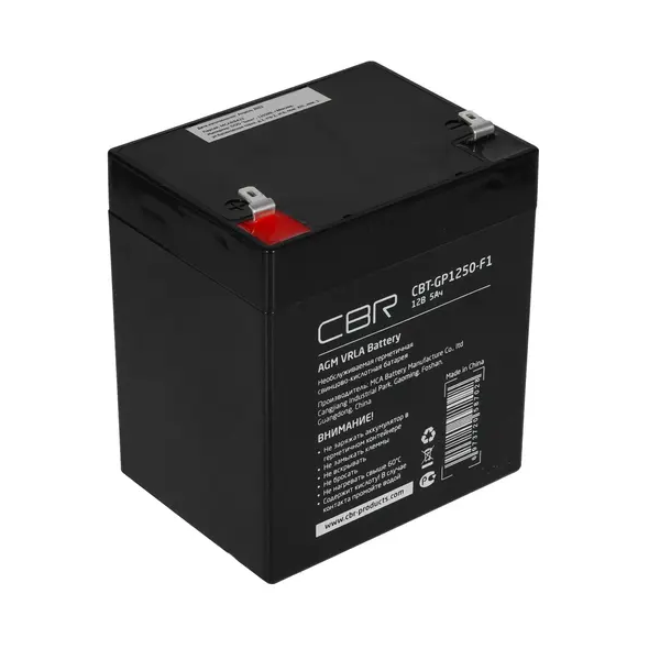 Аккумулятор для ИБП CBR 5 А/ч 12 В (CBT-GP1250-F1)