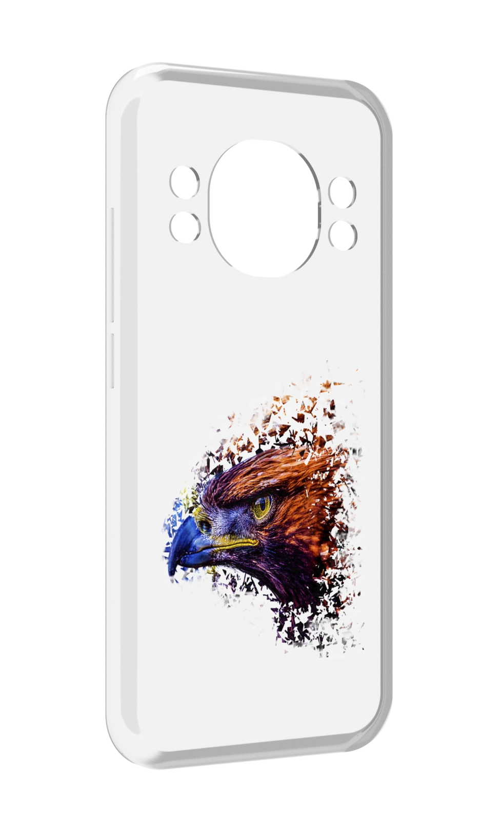 

Чехол MyPads красочный орел для Doogee S98 / S98 Pro, Прозрачный, Tocco