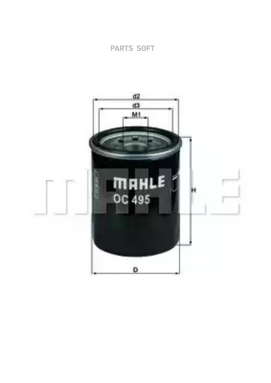 

MAHLE Фильтр масляный MITSUBISHI Colt VI 1.1-1.5 6/04->,SMART Forfour 1.1-1.5 4/04->