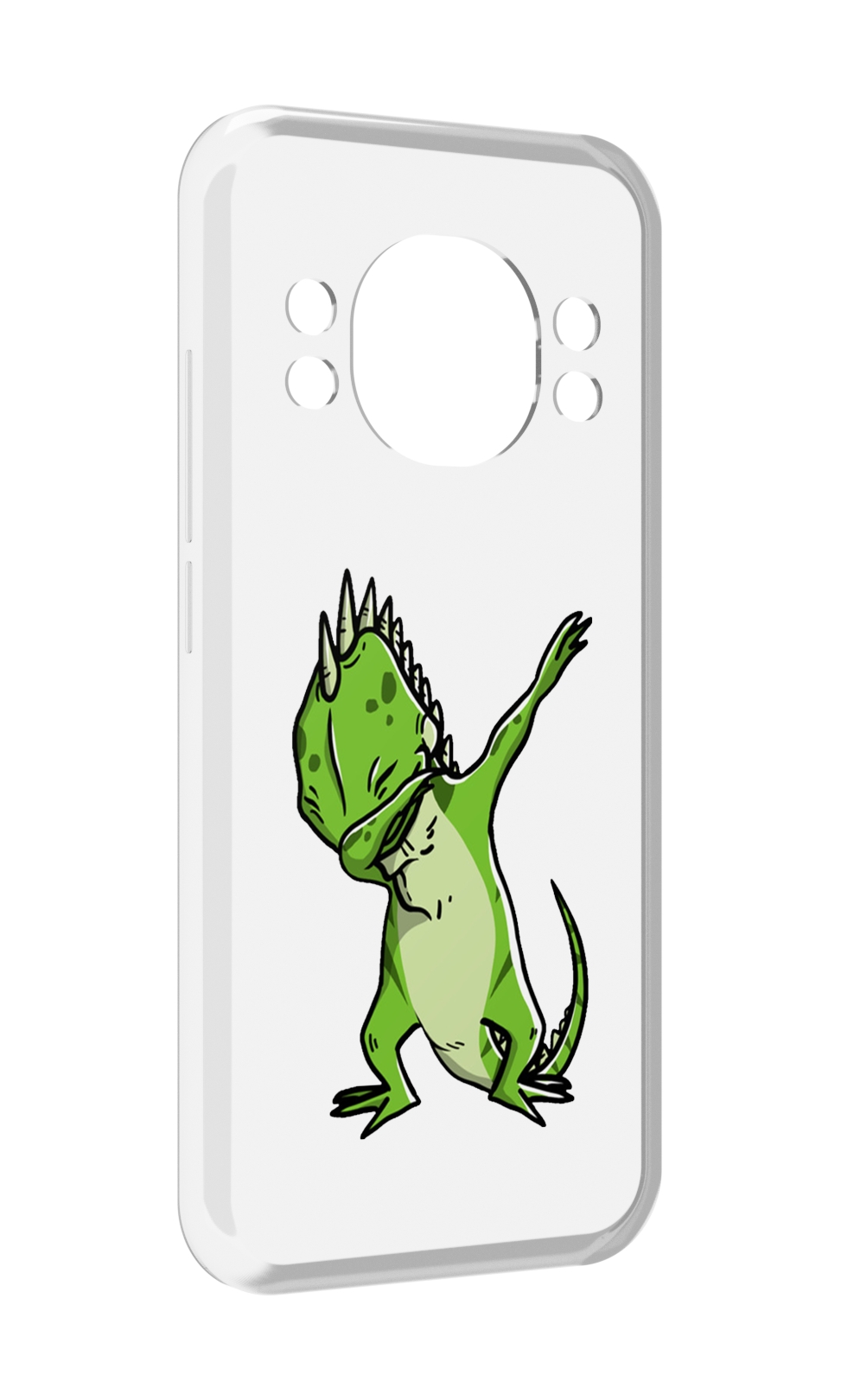 

Чехол MyPads крутая-ящерица для Doogee S98 / S98 Pro, Прозрачный, Tocco