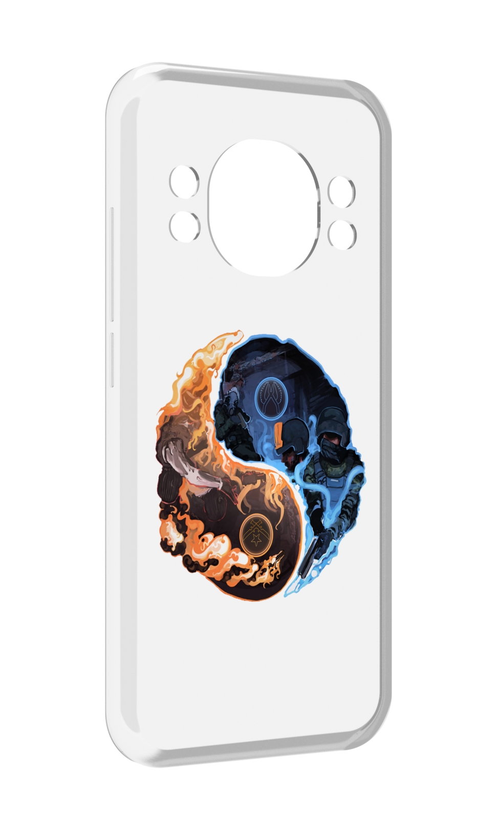 

Чехол MyPads кс-го-инь-янь для Doogee S98 / S98 Pro, Прозрачный, Tocco