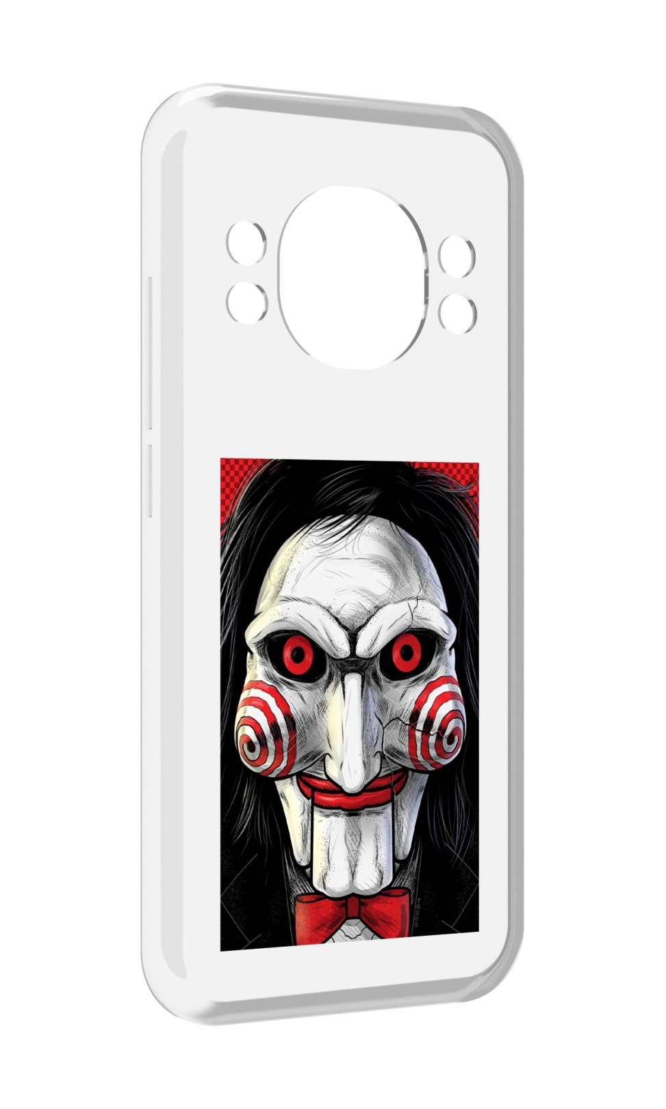 

Чехол MyPads кукла из пилы для Doogee S98 / S98 Pro, Прозрачный, Tocco