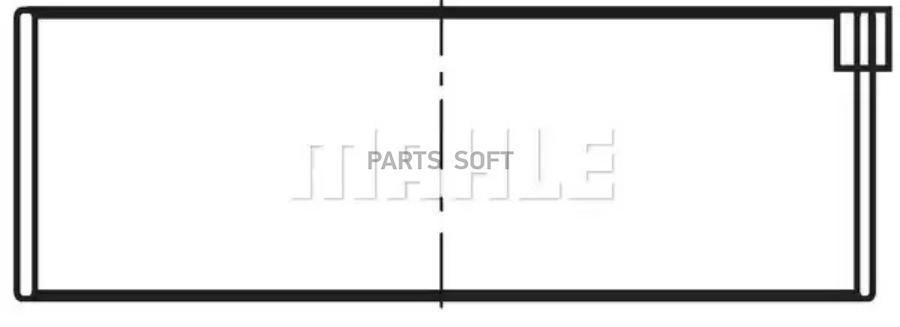 MAHLE Вклад.шатун.ком/кт +0.25 AUDI/SEAT/SKODA mot.AFN/AHF/ASV/AVG/APD/ASV/AUY/ASZ/AJM