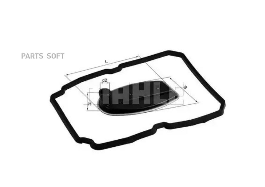 MAHLE Фильтр АКПП [с прокладкой] MERCEDES W203/S203/CL203/C209/A209/W210/S210/R170/R230