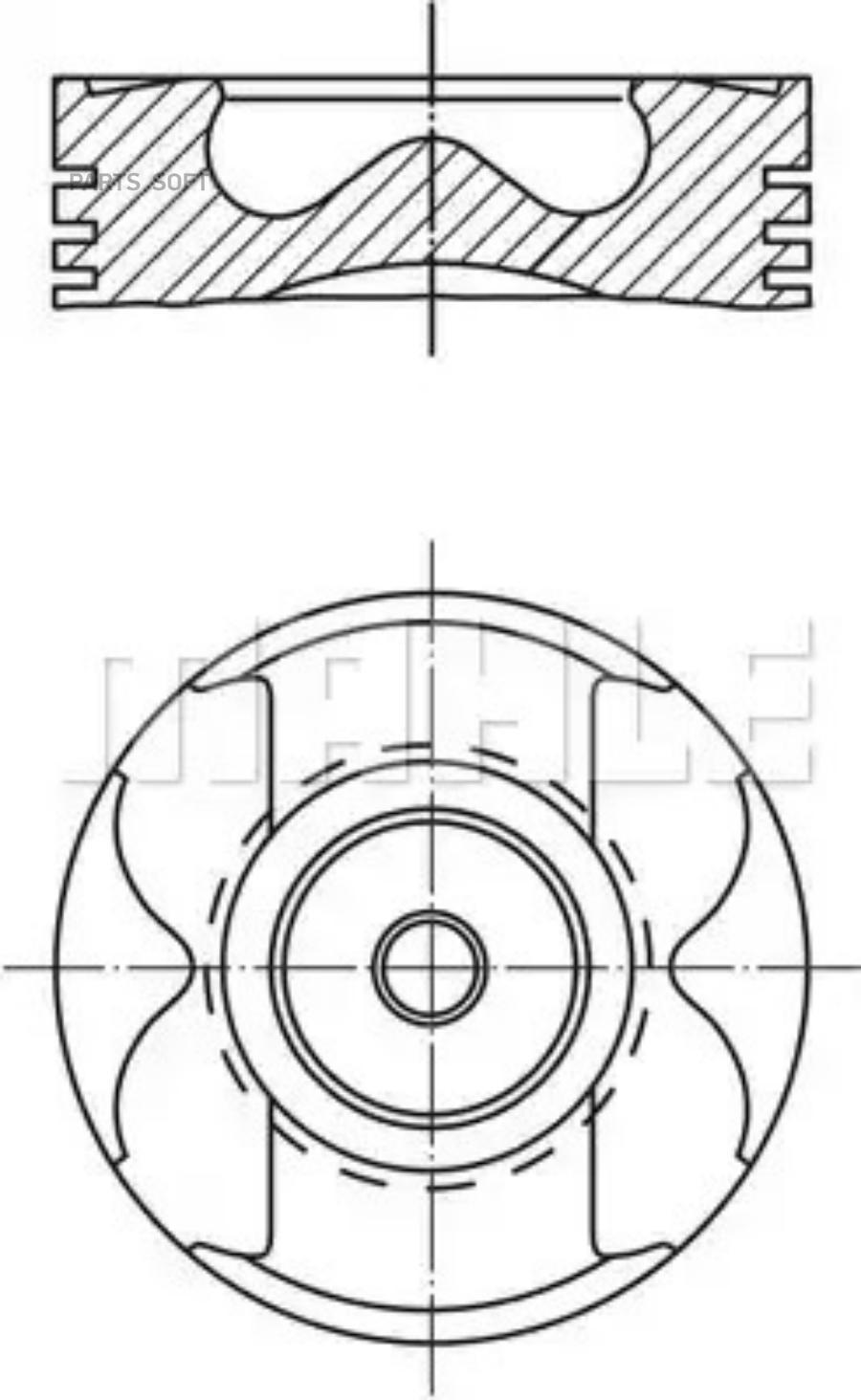 

MAHLE Поршень dm.89.00x2.5x1.75x2.5 +0.50 Цена за 1 шт NISSAN/OPEL/RENAULT 2.5dCi/DTI 01>