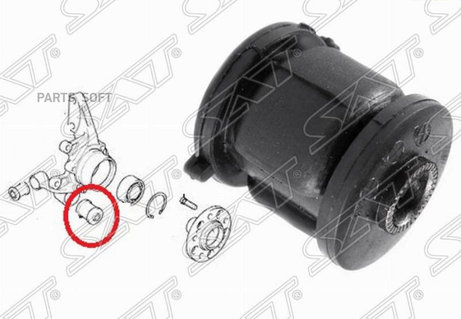 

Сайлентблок Задней Цапфы Hyundai Tucson 04-10/Acent/Verna 99-13/Chevrolet Lacetti 03-08/Ki