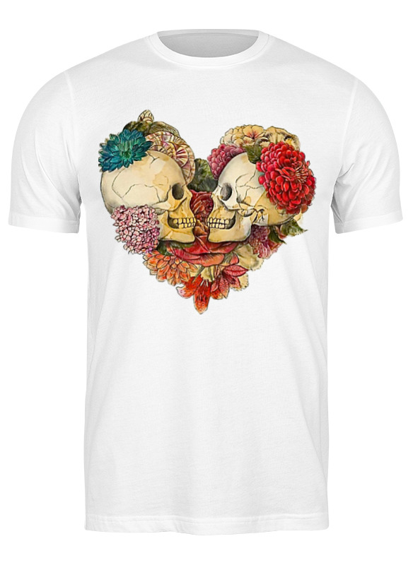 

Футболка мужская Printio Skull art белая 2XL, Белый, Skull art