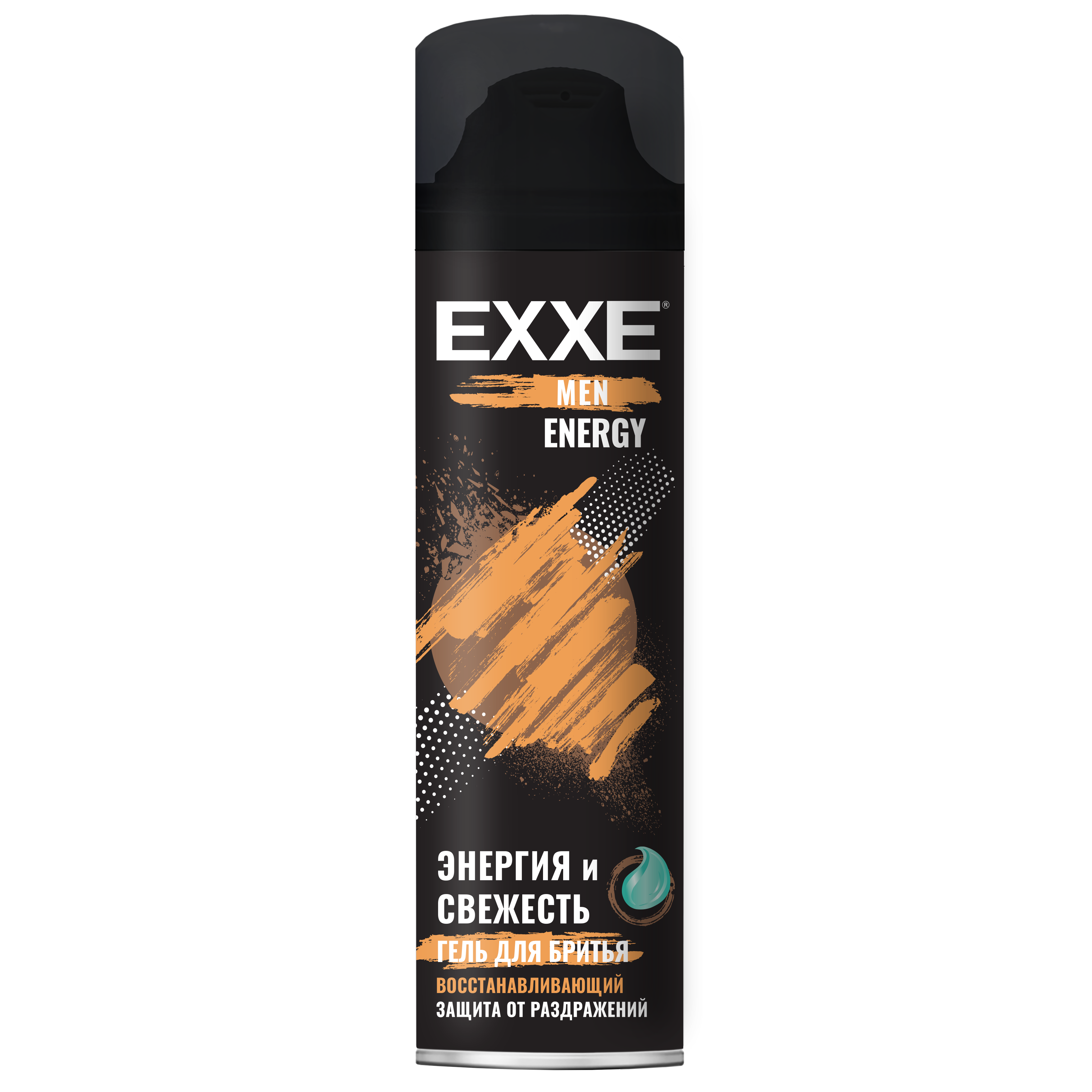 Гель для бритья EXXE MEN Восстанавливающий Energy, 200 мл гель для бритья carelax energy против раздражений 200мл