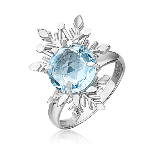 

Кольцо из серебра р., PLATINA jewelry 01-5471-00-201-0200-69, топаз, 01-5471-00-201-0200-69