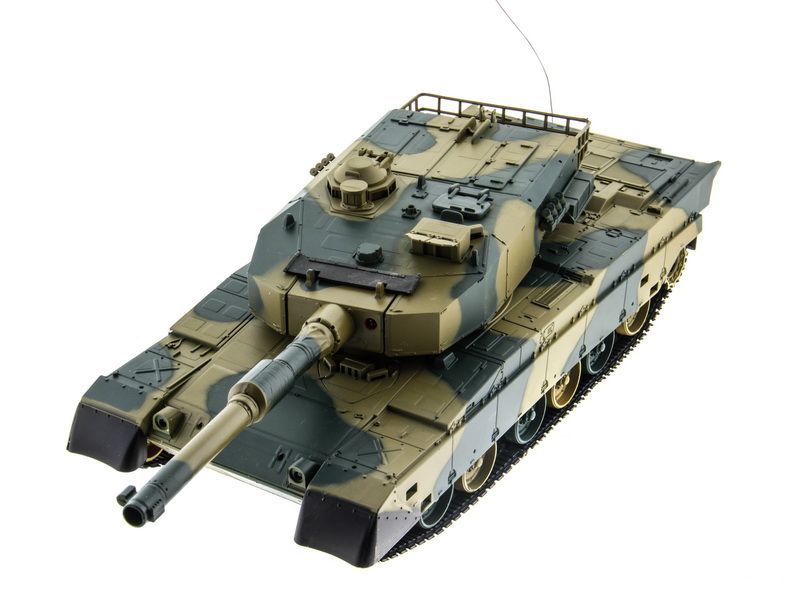 фото Радиоуправляемый танк heng long 1/24 type 90 стреляет шариками, rtr