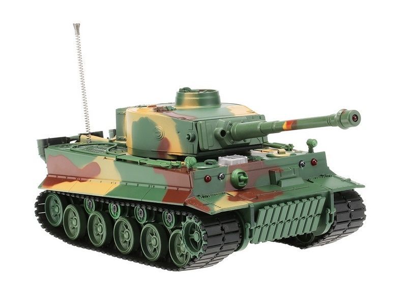 Радиоуправляемый танк Heng Long 1/26 Tiger I ИК-версия, ИК пульт, акб, RTR ведущая звездочка 2 шт и ленивец 2 шт для танка tiger металл ранняя версия